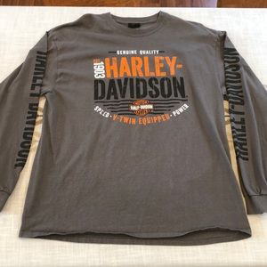 Mens Harley Davidson long sleeve tee